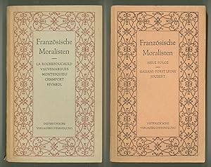 German Books on the French Moralist Philosophers : Französische Moralisten, by Fritz Schalk, with...