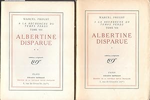 Bild des Verkäufers für ALBERTINE DISPARUE. À la recherche du temps perdu. Tome VII. [2 volumes]. zum Verkauf von ab46