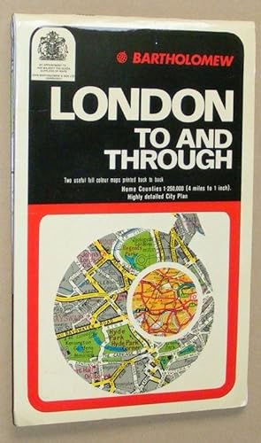 London To and Through. Home Counties 1:250000 and Highly detailed City Plan