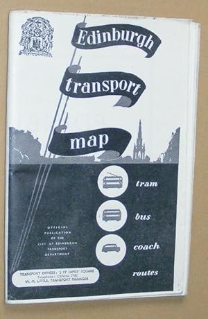 Edinburgh Transport Map: tram, bus, coach routes