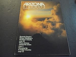 Seller image for Arizona Highways Feb 1987 Winter Climbing in Southern Arizona, Indian Country for sale by Joseph M Zunno