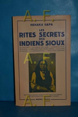Les rites secrets des Indiens sioux 