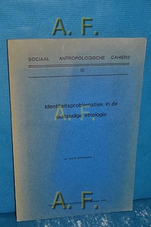 Bild des Verkufers fr Identiteitsproblematiek in de duitstalige etnologie : Sociaal Antropologische Cahiers IX. zum Verkauf von Antiquarische Fundgrube e.U.