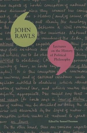 Immagine del venditore per Lectures on the History of Political Philosophy by Rawls, John [Paperback ] venduto da booksXpress