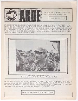 Seller image for ARDE: En lucha por el rescate democratico de la revolucion Nicaraguense. No. 1 (Junio 1985) for sale by Bolerium Books Inc.