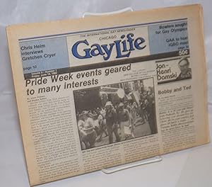 Imagen del vendedor de Chicago GayLife: the international gay newsleader; vol. 8, #1, Friday, June 18, 1982; Pride Week a la venta por Bolerium Books Inc.