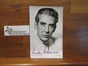 Bild des Verkufers fr Original Autogramm Lukas Ammann (1912-2017 schweizer Schauspieler) Die Fallers Graf Yoster /// Autogramm Autograph signiert signed signee zum Verkauf von Antiquariat im Kaiserviertel | Wimbauer Buchversand