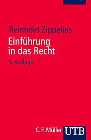 Seller image for Einfhrung in das Recht. UTB ; 2175 for sale by Antiquariat Johannes Hauschild