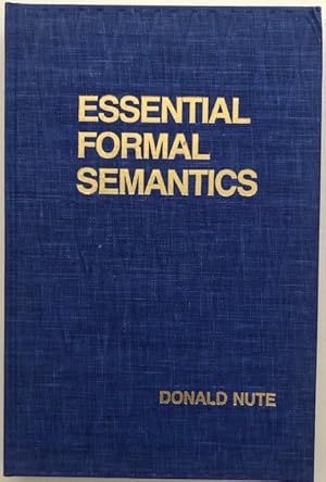 Seller image for Essential formal semantics. for sale by Antiquariat Lohmann