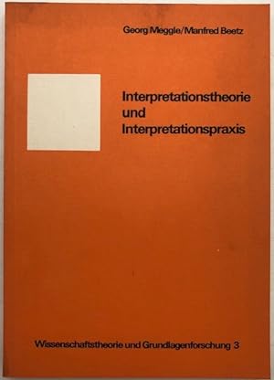Seller image for Interpretationstheorie und Interpretationspraxis. for sale by Antiquariat Lohmann