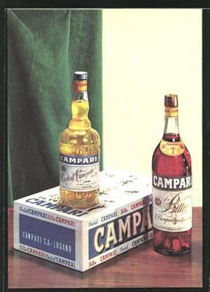 Ansichtskarte Campari, Reklame, Alkohol