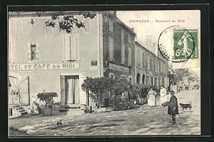 Carte postale Damazan, Boulevard du Midi