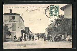 Carte postale Damazan, Route du Cap-de-Bosc