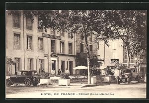 Carte postale Nérac, Hotel de France