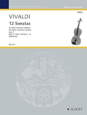 Seller image for 12 Sonaten : op. 2. Violine und Basso continuo; Violoncello ad libitum., Edition Schott for sale by AHA-BUCH GmbH