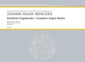 Bild des Verkufers fr SAEMTLICHE ORGELWERKE : 2 Choralfantasien - 2 Tokkaten. Band 11. Orgel., Edition Schott - Meister der Norddeutschen Orgelschule 11 zum Verkauf von AHA-BUCH GmbH