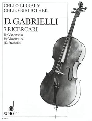 Bild des Verkufers fr 7 Ricercari fr Violoncello : Violoncello., Cello-Bibliothek zum Verkauf von AHA-BUCH GmbH