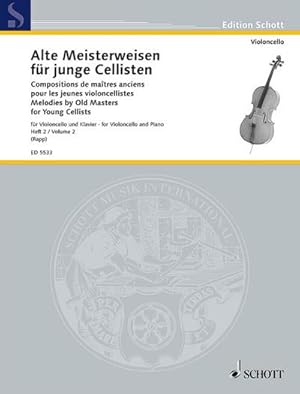 Bild des Verkufers fr Alte Meisterweisen fr junge Cellisten. Bd.2 : Violoncello und Klavier. zum Verkauf von AHA-BUCH GmbH