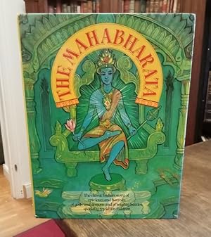 Bild des Verkufers fr The Mahabharata. Retold for children by Vladimir Miltner. Translated. v. Stephen Finn. Ill. v. Jaromir Skrivanek. zum Verkauf von Antiquariat Bcheretage