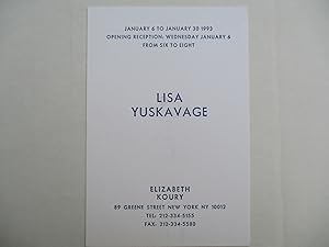 Seller image for Lisa Yuskavage Elizabeth Koury Gallery 1993 Exhibition invite postcard for sale by ANARTIST