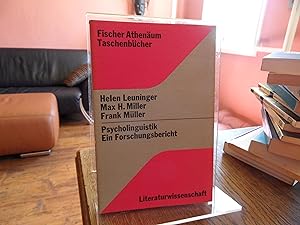 Seller image for Psycholinguistik. Ein Forschungsbericht. for sale by Antiquariat Floeder
