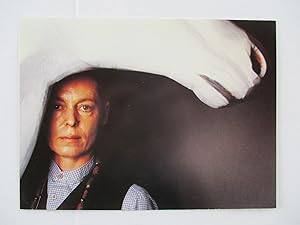 Seller image for Hanne Darboven Birthday Gift Leo Castelli 1987 Exhibition invite postcard for sale by ANARTIST