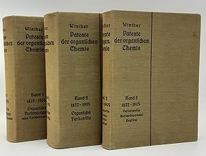 Seller image for Zusammenstellung der Patente auf dem Gebiete der organischen Chemie 1877 bis 1905. (3 volumes). for sale by Zephyr Books