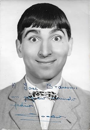 Signed photograph of Manolo Codeso (Manuel Codeso Ruiz, Spanish comic actor)