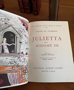 Seller image for Julietta suivi de Madame de. for sale by ABC - Eric Girod