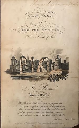Illustrated Title Page. [From: The Tour of Doctor Syntax In Search of the Picturesque. A Poem. 7t...