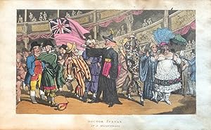 Seller image for Doctor Syntax At A Masquerade. [From: The Tour of Doctor Syntax Through London, or the Pleasures and Miseries of the Metropolis. A Poem. By Doctor Syntax. Third Edition.] for sale by William Matthews/The Haunted Bookshop