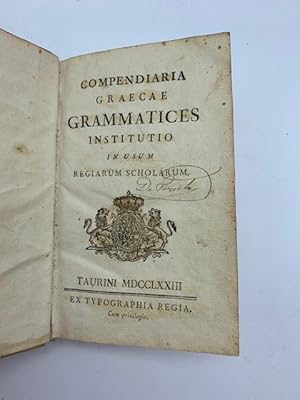 Compendiaria Graecae grammatices institutio in usum Regiarum Scholarum