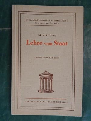 Imagen del vendedor de Lehre vom Staat a la venta por Buchantiquariat Uwe Sticht, Einzelunter.