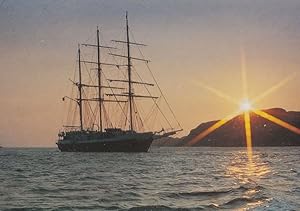 Imagen del vendedor de Lord Nelson Ship Sunset at Kinlochbervie Scotland FDC Postcard a la venta por Postcard Finder