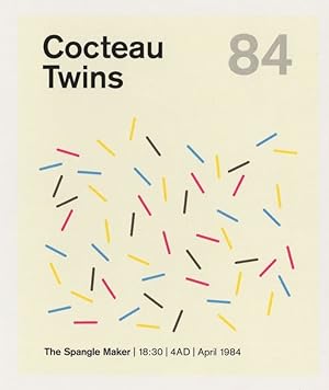 Cocteau Twins The Spangle Maker 4AD 1984 LP Postcard