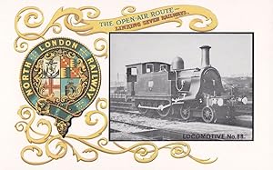 North London Railway Open Air Route Locomotive 88 Postcard