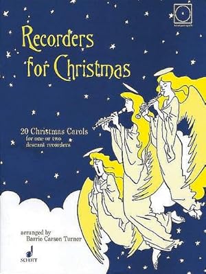Bild des Verkufers fr Recorders for Christmas (+CD) - 20 Christmas Carolsfor 1 or 2 descant recorders : Score zum Verkauf von AHA-BUCH GmbH