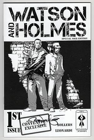 Bild des Verkufers fr Watson and Holmes Special Noir Edition Three Issue Run. (Signed by Rick Leonardi) zum Verkauf von Parigi Books, Vintage and Rare