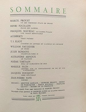 La Table ronde, Avril 1945, No II.