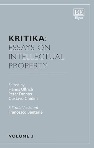 Seller image for Kritika : Essays on Intellectual Property for sale by GreatBookPricesUK