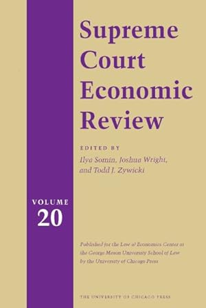 Image du vendeur pour Supreme Court Economic Review mis en vente par GreatBookPricesUK