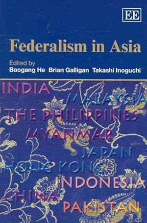 Imagen del vendedor de Federalism in Asia a la venta por GreatBookPricesUK