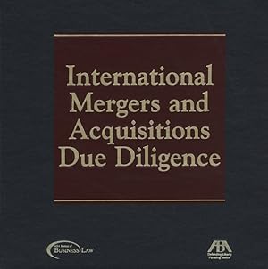 Seller image for International Mergers and Acquisitions Due Diligence for sale by GreatBookPricesUK