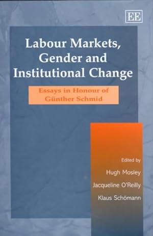 Immagine del venditore per Labour Markets, Gender and Institutional Change : Essays in Honour of Gunther Schmid venduto da GreatBookPricesUK