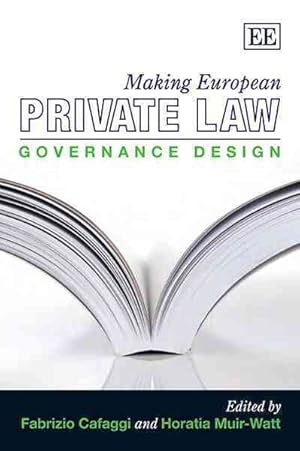 Immagine del venditore per Making European Private Law : Governance Design venduto da GreatBookPricesUK