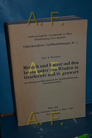 Bild des Verkufers fr Mensch und Kultur auf den Inseln unter den Winden in Geschichte und Gegenwart : ein Beitrag zur Ethnohistorie der Gesellschaftsinseln, Zentralpolynesien. V, Vlkerkundliche Verffentlichungen , 1 zum Verkauf von Antiquarische Fundgrube e.U.