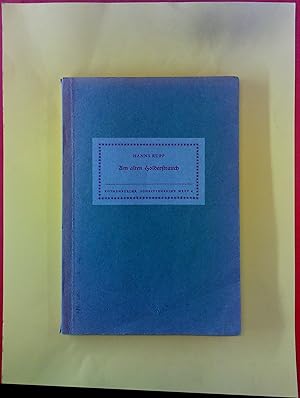 Imagen del vendedor de Am alten Holderstrauch. Erzhlungen. 1. Auflage. Rothenburger Schriftenreihe Heft 4. a la venta por biblion2