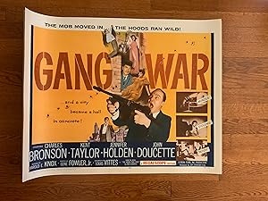 Immagine del venditore per Gang War Unfolded Half-Sheet 1958 Charles Bronson, Kent Taylor venduto da AcornBooksNH