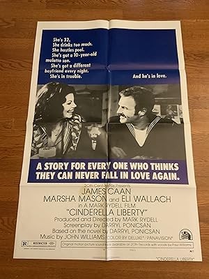 Seller image for Cinderella Liberty One Sheet Style B 1974 James Caan, Marsha Mason for sale by AcornBooksNH