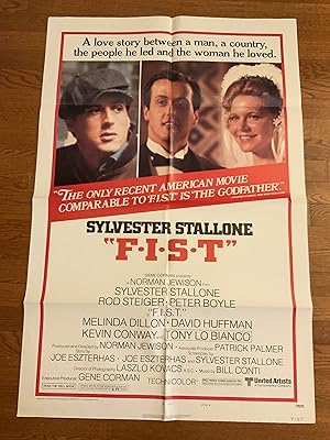 Seller image for F.I.S.T. One Sheet 1977 Style B Sylvester Stallone, Rod Steiger for sale by AcornBooksNH